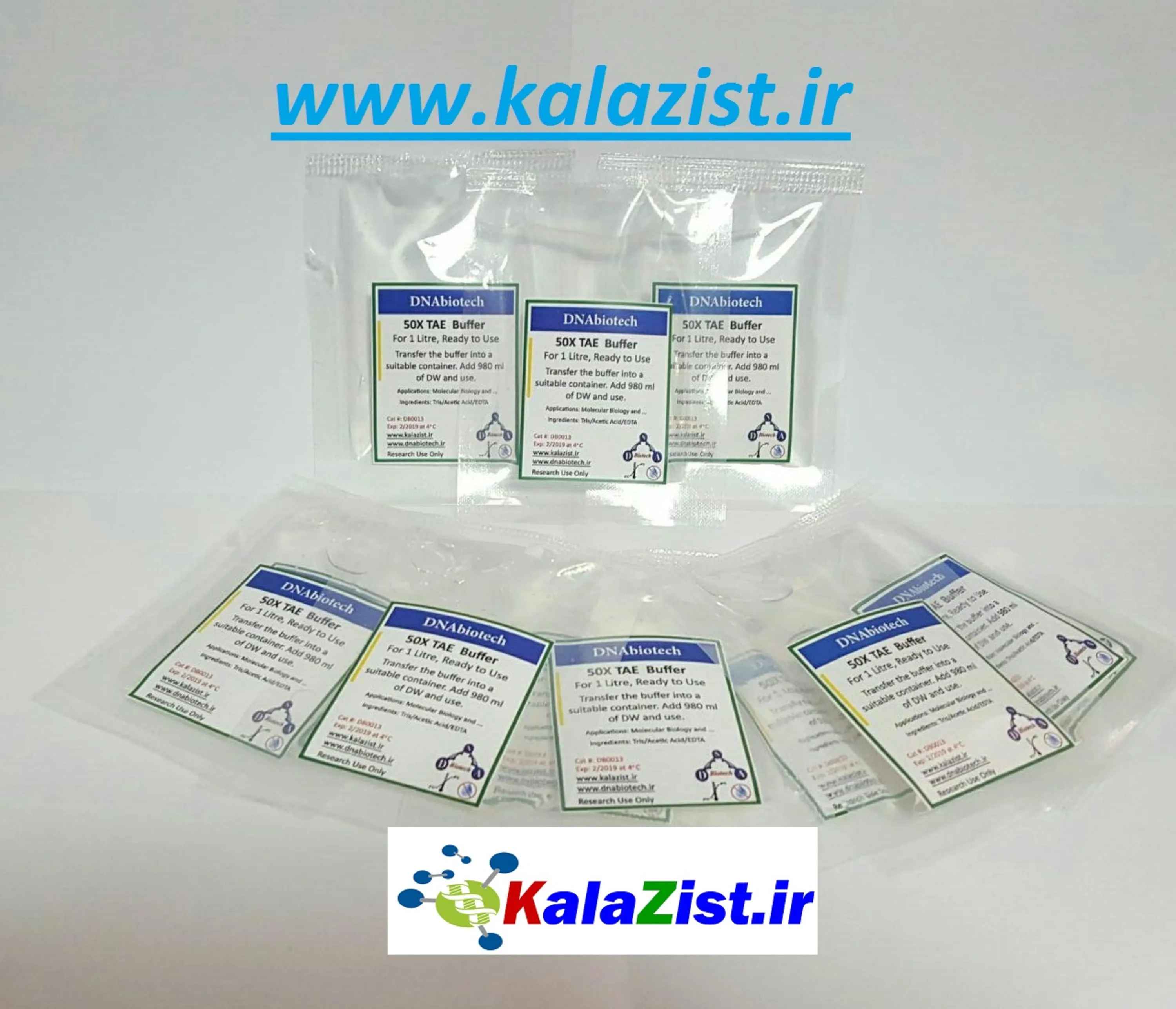 بافر TAE برای 1 لیتر kalazist